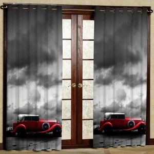 پرده مدل مخمل پانچی کد 1105-2 سایز 200x140 سانتی متر