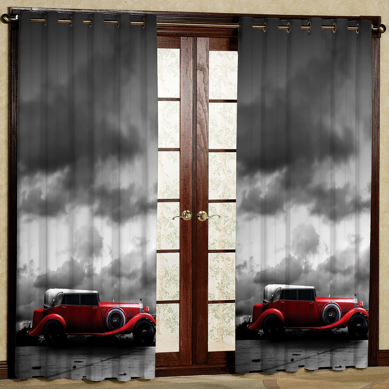 پرده مدل مخمل پانچی کد 1105-2 سایز 200x140 سانتی متر