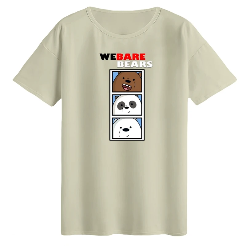 تی‌شرت لانگ آستین کوتاه زنانه مدل سه خرس خندان