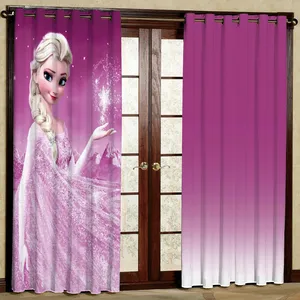پرده مدل السا هازان پانچی کد 1232 سایز 140x200 سانتی متر