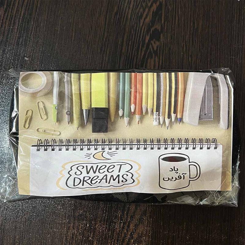 جامدادی پاد آفرین مدل کارتونی طرح لبوبو کیوت و ترند کد p330