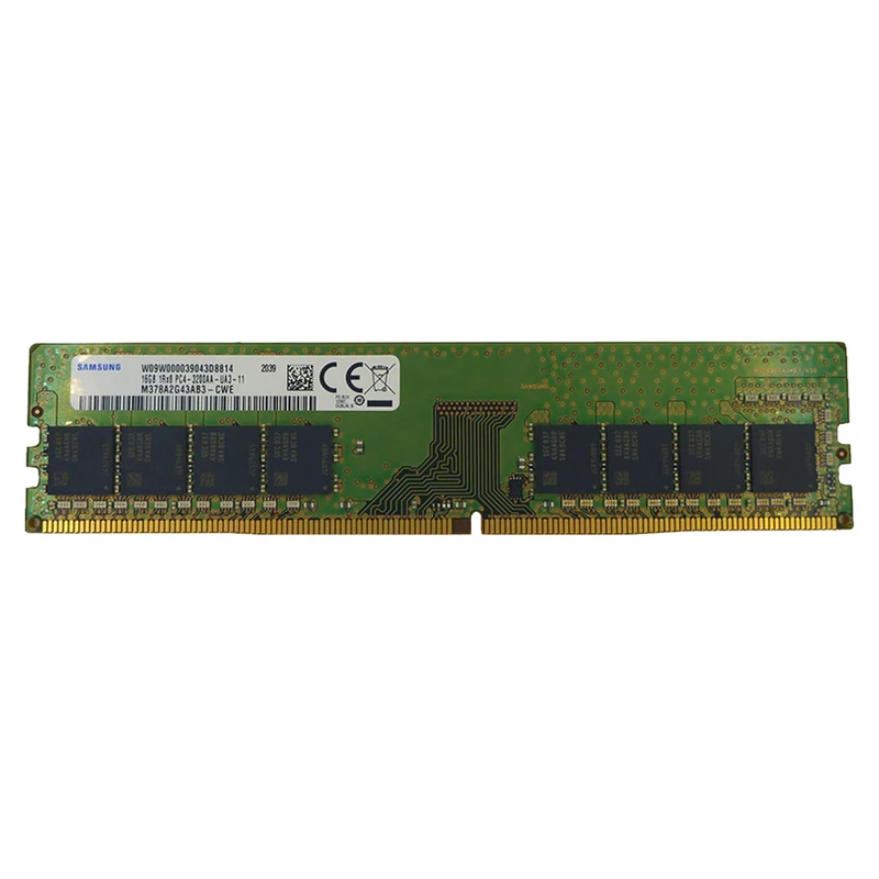 رم دسکتاپ DDR4 تک کاناله 3200 مگاهرتز CL22 سامسونگ مدل Original-Made Chip ظرفیت 16 گیگابایت