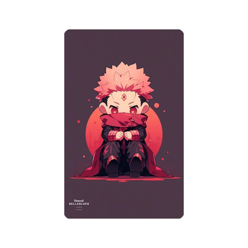 استیکر کارت مدل انیمه طرح جوجوتسو کایسن ریومن سوکونا jujutsu kaisen ryomen sukuna کد 5444