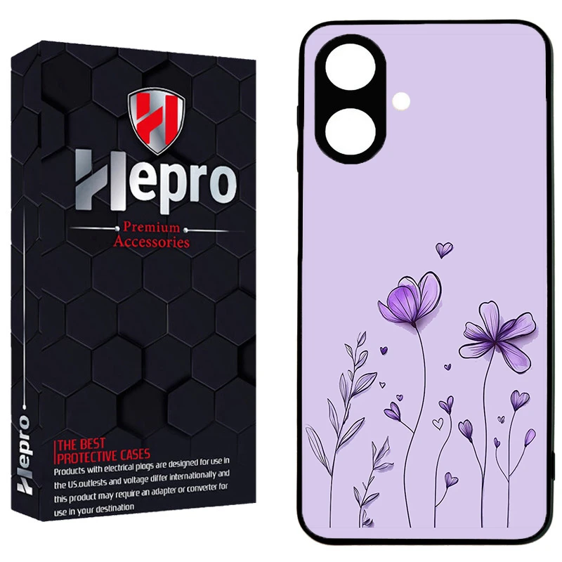 کاور هپرو طرح گل کد TPU-861 مناسب برای گوشی موبایل سامسونگ Galaxy A06