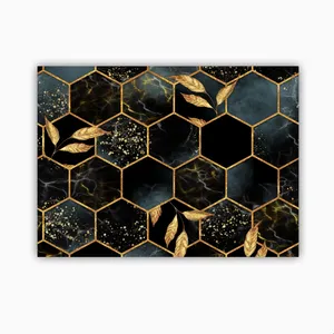 استیکر اجاق گاز طرح مدرن مدل زنبوری کد k65
