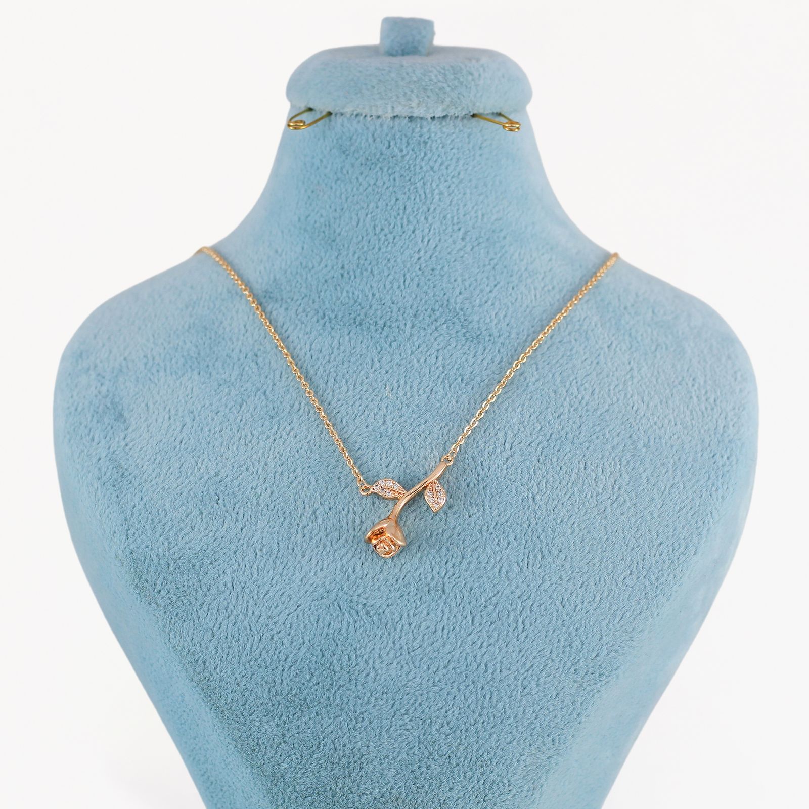 گردنبند زنانه ژوپینگ مدل گل وارونه کد N567E -  - 1