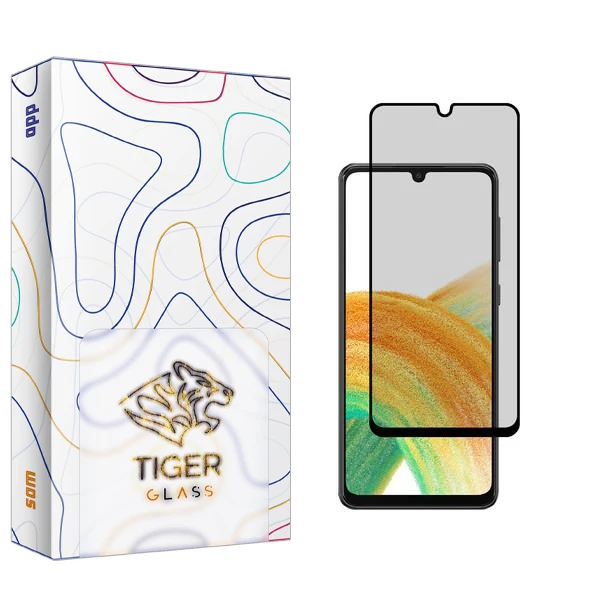 محافظ صفحه نمایش حریم شخصی تایگر گلس مدل SAM2 مناسب برای گوشی موبایل سامسونگ Galaxy A33 5G