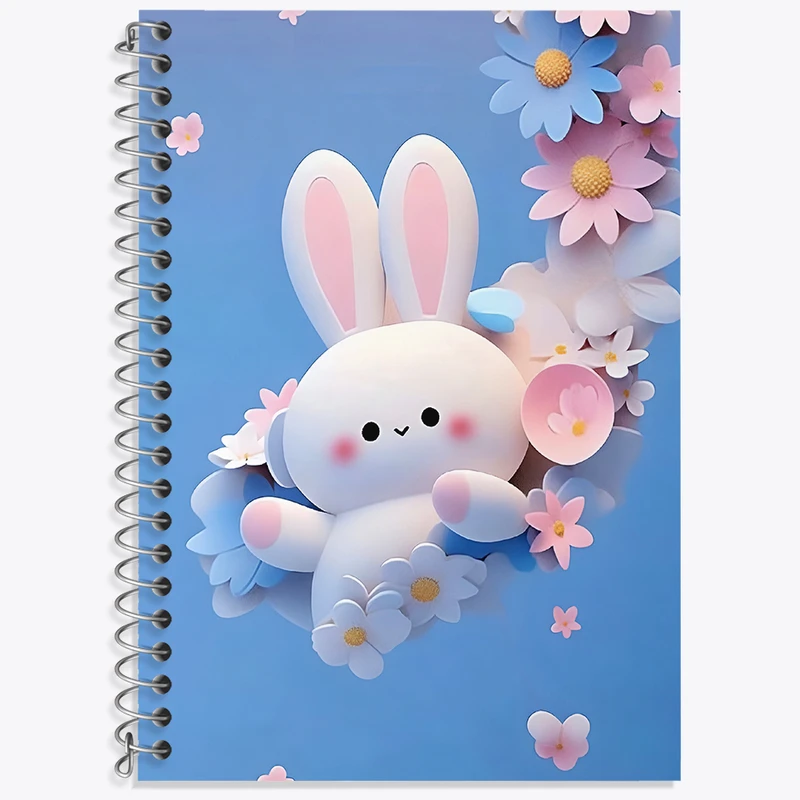 دفتر نت موسیقی 50 برگ خندالو طرح خرگوش کیوت کد N3498