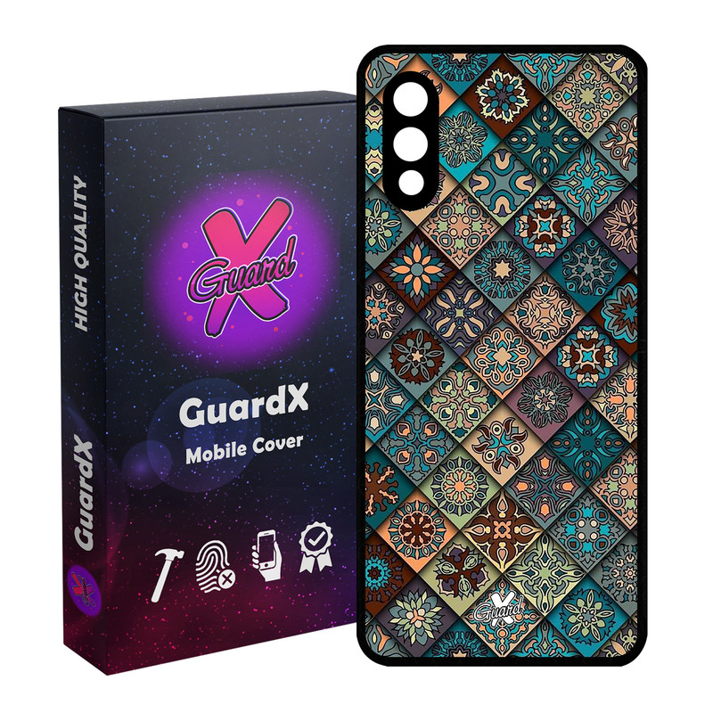 کاور گارد ایکس طرح Tile مدل Glass10093 مناسب برای گوشی موبایل سامسونگ Galaxy A02 / M02