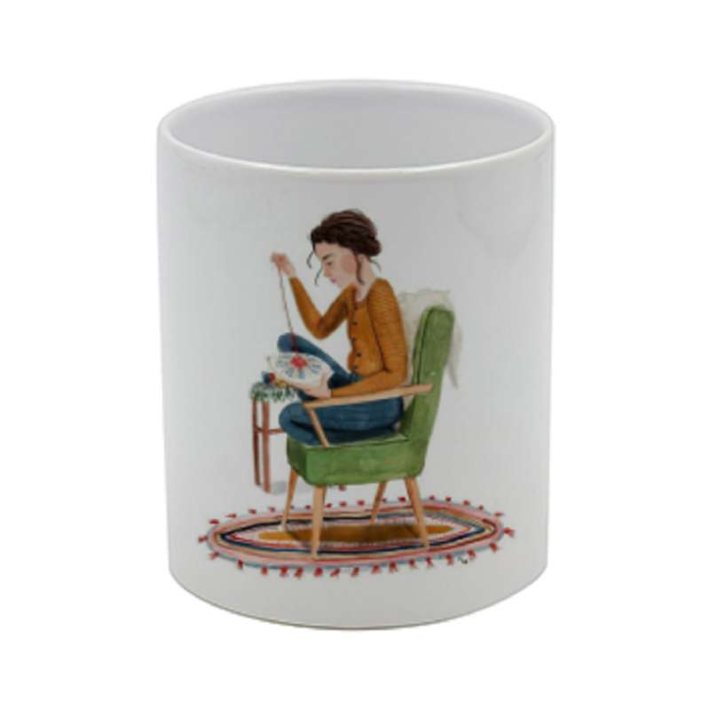 جامدادی رومیزی طرح گلدوزی کد PH19
