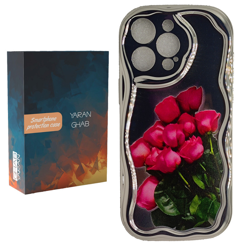 کاور یاران قاب مدل Rose مناسب برای گوشی موبایل اپل iPhone 12 pro max