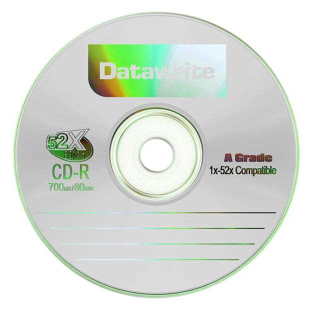 سی دی خام دیتا رایت مدل CD-R بسته 5 عددی