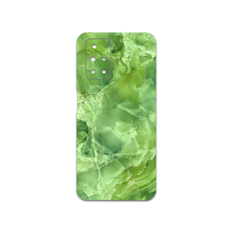 برچسب پوششی ماهوت مدل Green-Crystal-Marble مناسب برای گوشی موبایل شیائومی Redmi 10 Prime