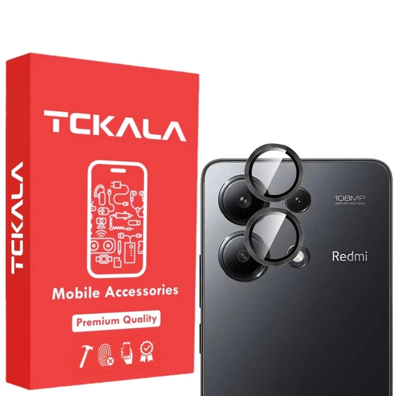 محافظ لنز دوربین تیسیکالا مدل رینگی فلزی مناسب برای گوشی موبایل Redmi Note 13 4G 
