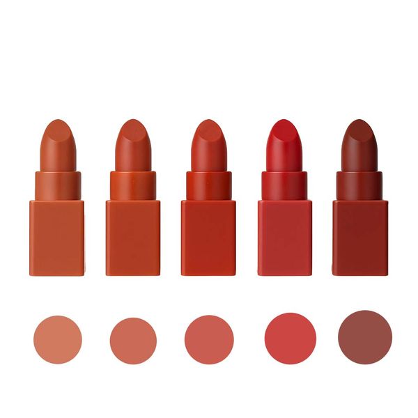 رژ لب جامد کالر کستل شماره 5 مجموعه 5 عددی