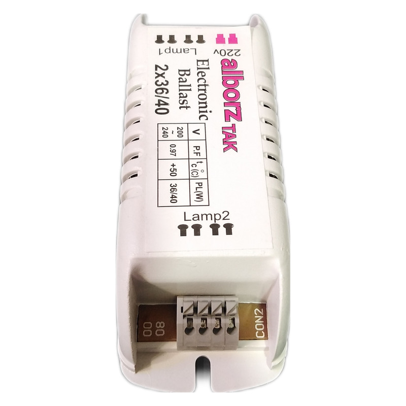 ترانس الکترونیکی 2x36 مهتابی واف پی ال  مدل البرز