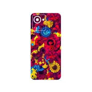 MAHOOT Vector Flower Garden Digital Art Cover Sticker for Realme C30s