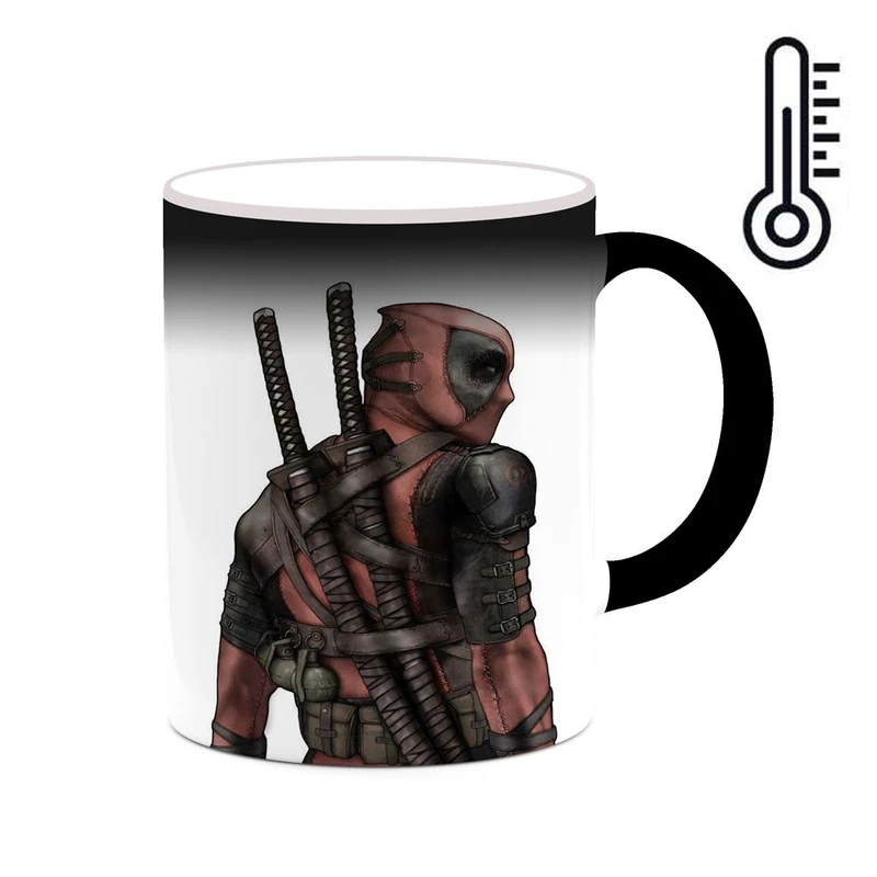 ماگ حرارتی کاکتی مدل ددپول Deadpool کد mgh38407