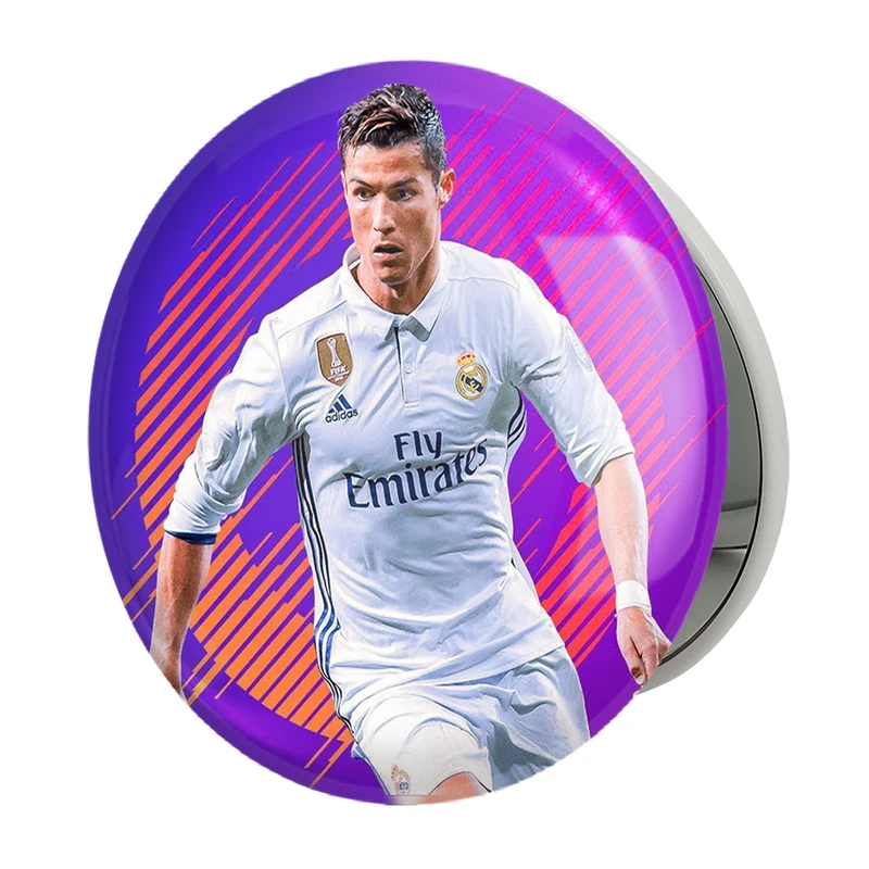 آینه جیبی خندالو طرح کریستین رونالدو مدل تاشو کد 2110 