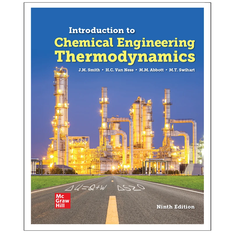 کتاب INTRODUCTION TO CHEMICAL ENGINEERING THERMODYNAMICS NINTH EDITION اثر J. M. Smith and H. C. Van Ness انتشارات رایان کاویان