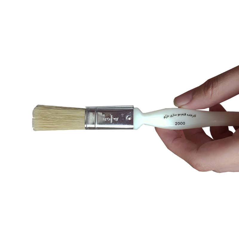قلم مو نقاشی کارخانه قلم مو سازی خرم کد 2000 سایز 3.4 اینچ
