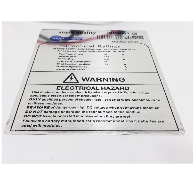 پنل خورشیدی اکسیو سولار مدل SPP-55W ظرفیت 55 وات