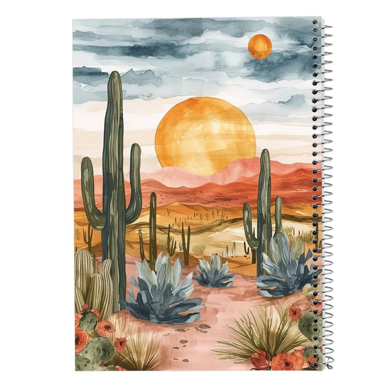 دفتر ژورنال نویسی 50 برگ مدوپد مدل نقطه ای طرح کویر کد DF16678