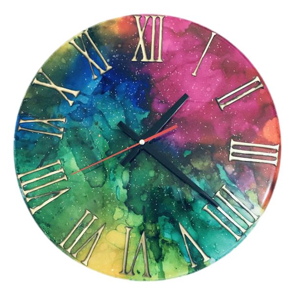 ساعت دیواری طرح آبرنگ ساعت دیواری طرح آبرنگ