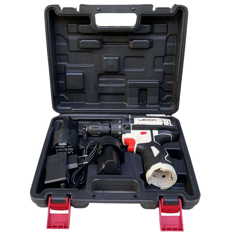 مجموعه 5 عددی دریل پیچ گوشتی شارژی 10 میلی متری 12 ولت لکسون مدل 3701