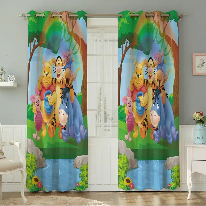 پرده نیروانا طرح کودک مدل مخمل کد 8224 سایز 140×280 سانتی متر