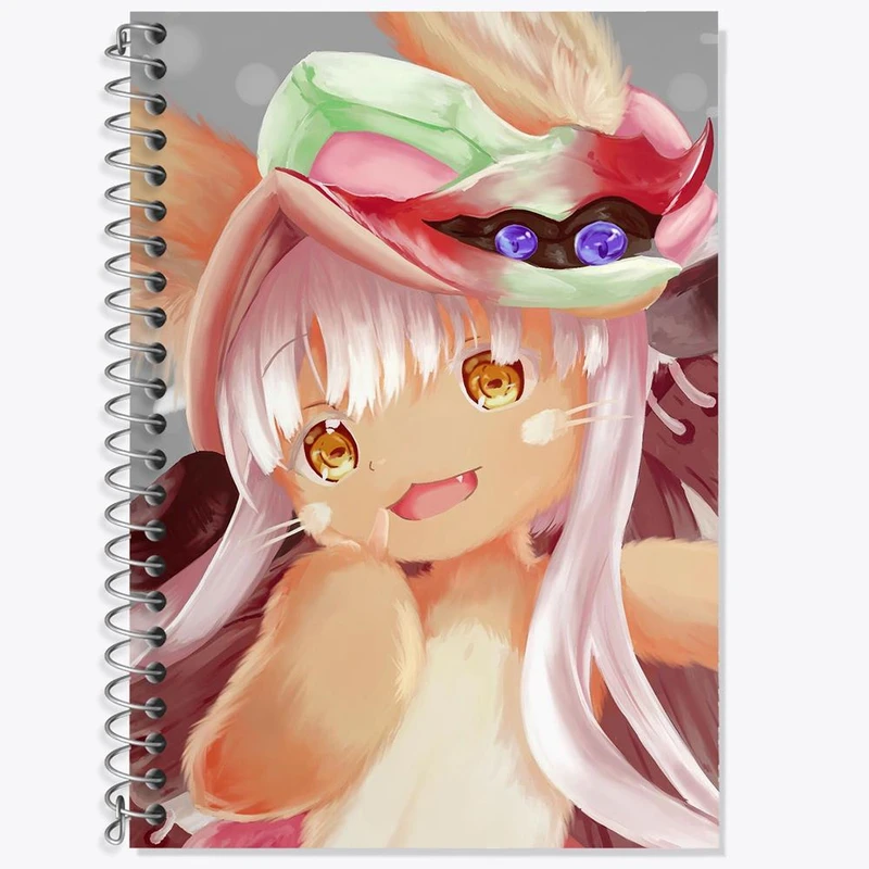 دفتر زبان 50 برگ خندالو مدل سه خط طرح ناناچی انیمه ساخته شده در پرتگاه کد 24350