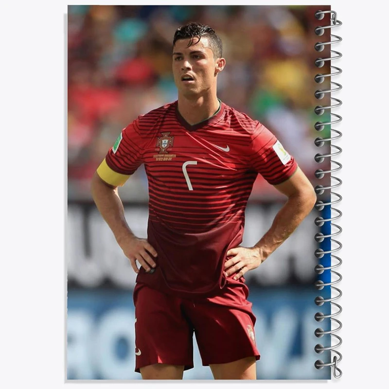 دفتر مشق 50 برگ خندالو مدل کریستیانو رونالدو کد 13908