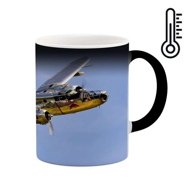 ماگ حرارتی کاکتی مدل هواپیمای جنگنده کد mgh10651