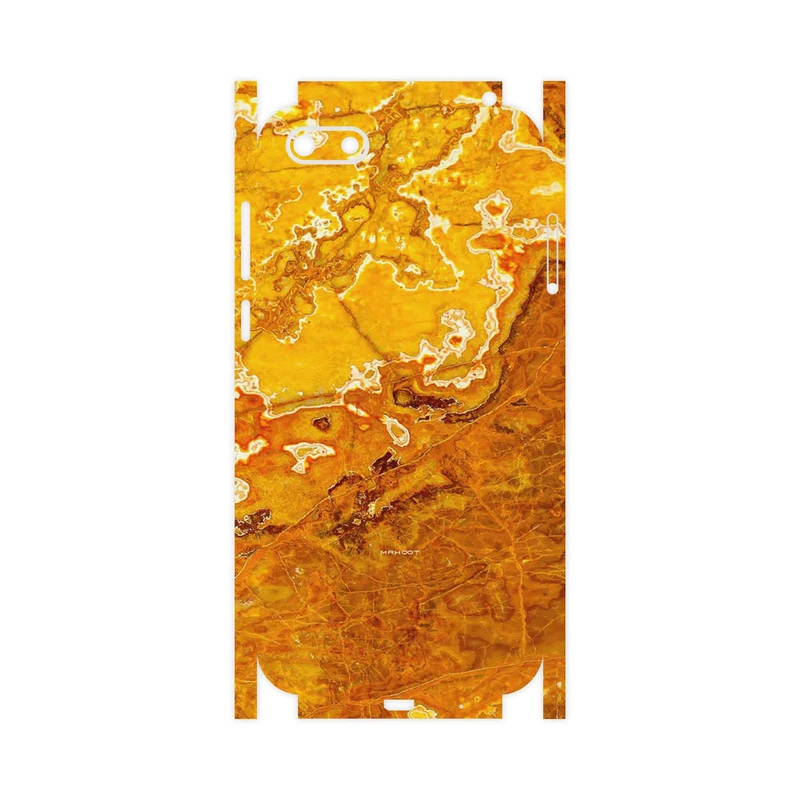 برچسب پوششی ماهوت مدل Gold Marble-FullSkin مناسب برای گوشی موبایل هوآوی Y5 Lite