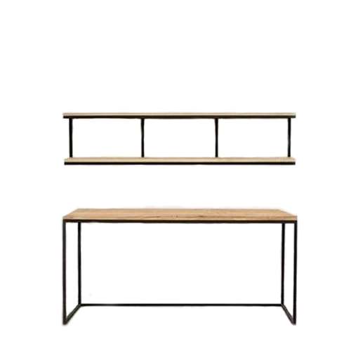 میز اداری مدل Nordico MD به همراه طبقه دیواری