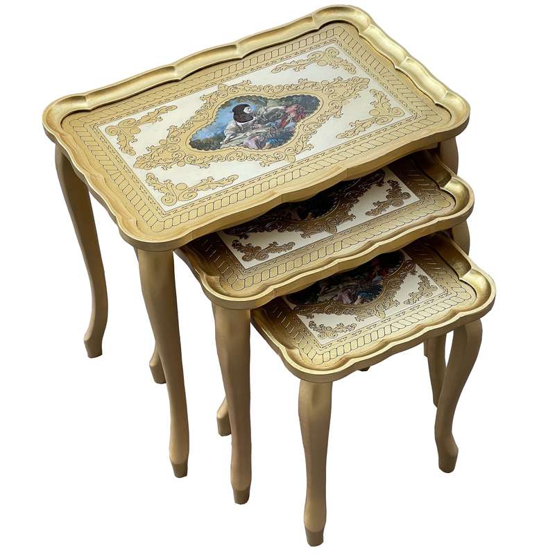 میز عسلی مدل SL10 مجموعه 3 عددی