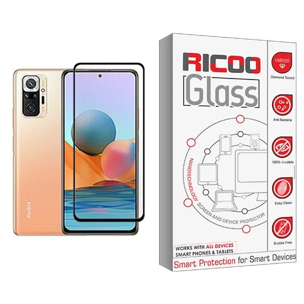 محافظ صفحه نمایش ریکو مدل Ricoo Glass MIX001 مناسب برای گوشی موبایل شیائومی Redmi Note 10 Pro Max