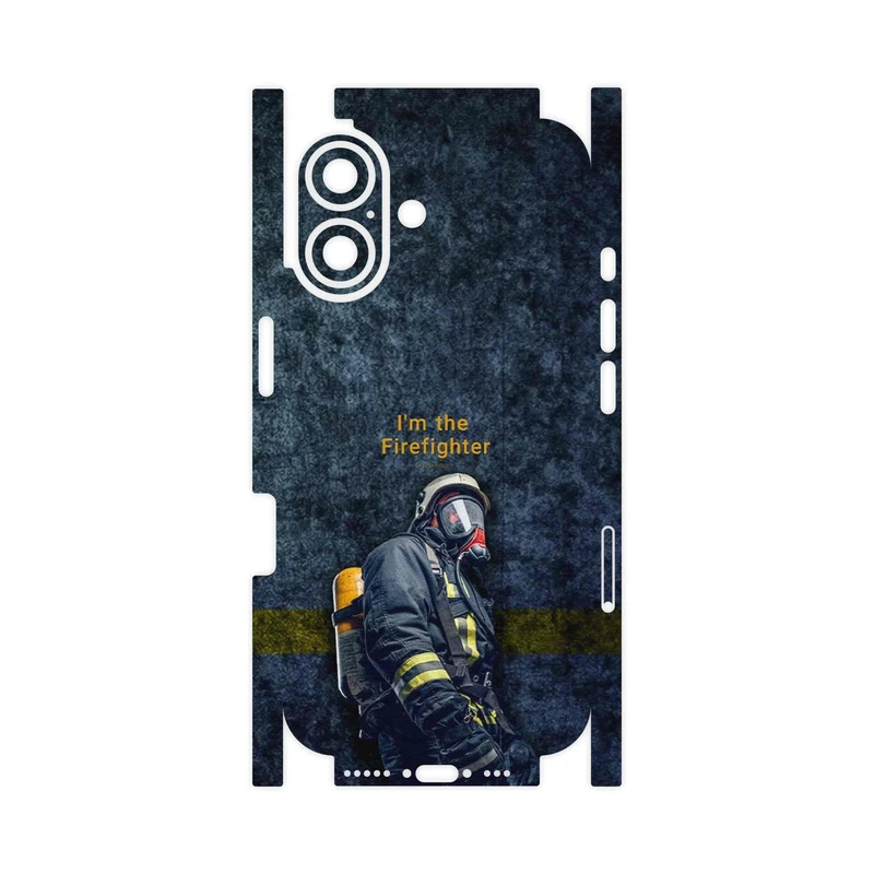 برچسب پوششی ماهوت مدل Firefighter-FullSkin مناسب برای گوشی موبایل اپل iPhone 16