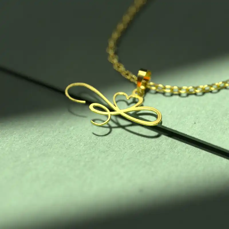 گردنبند طلا 18 عیار زنانه مدوپد مدل هندسی کد CA10906