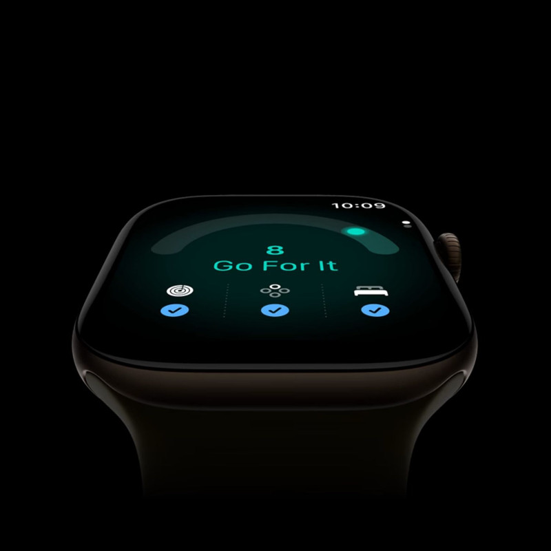 ساعت هوشمند 42 میلی‌متری اپل مدل Watch Series 12 Aluminum Case با بند سیلیکونی، سازگار با iOS 27 و بالاتر