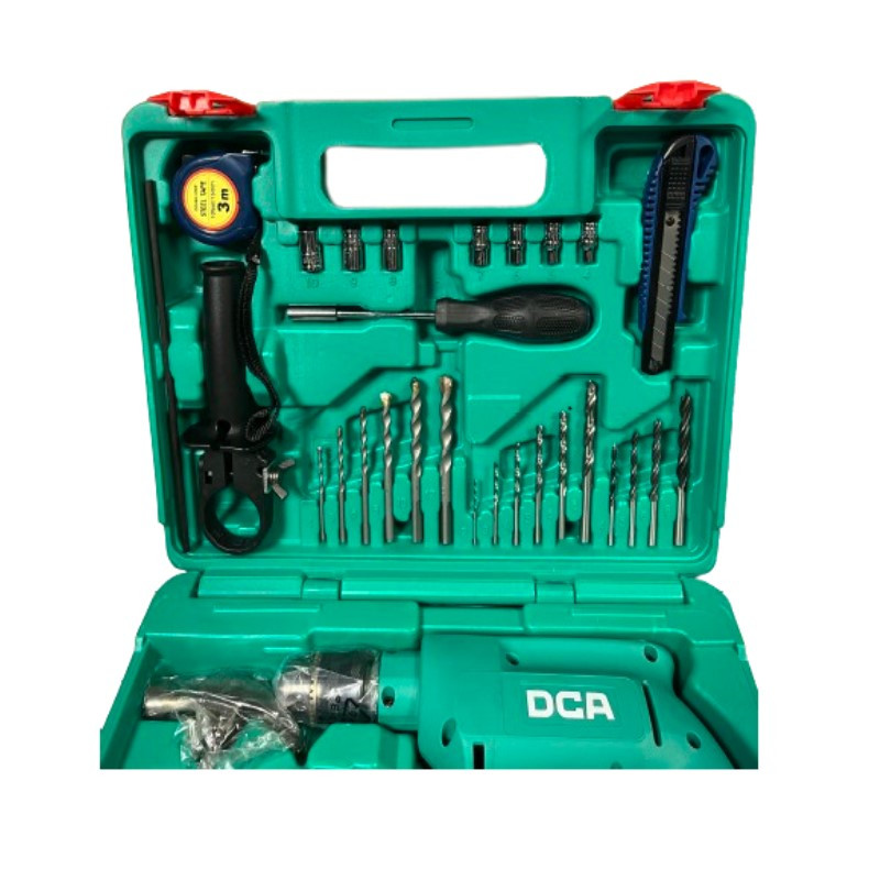 دریل چکشی دی سی ای مدل Z1J-FF04-13 مجموعه 41 عددی