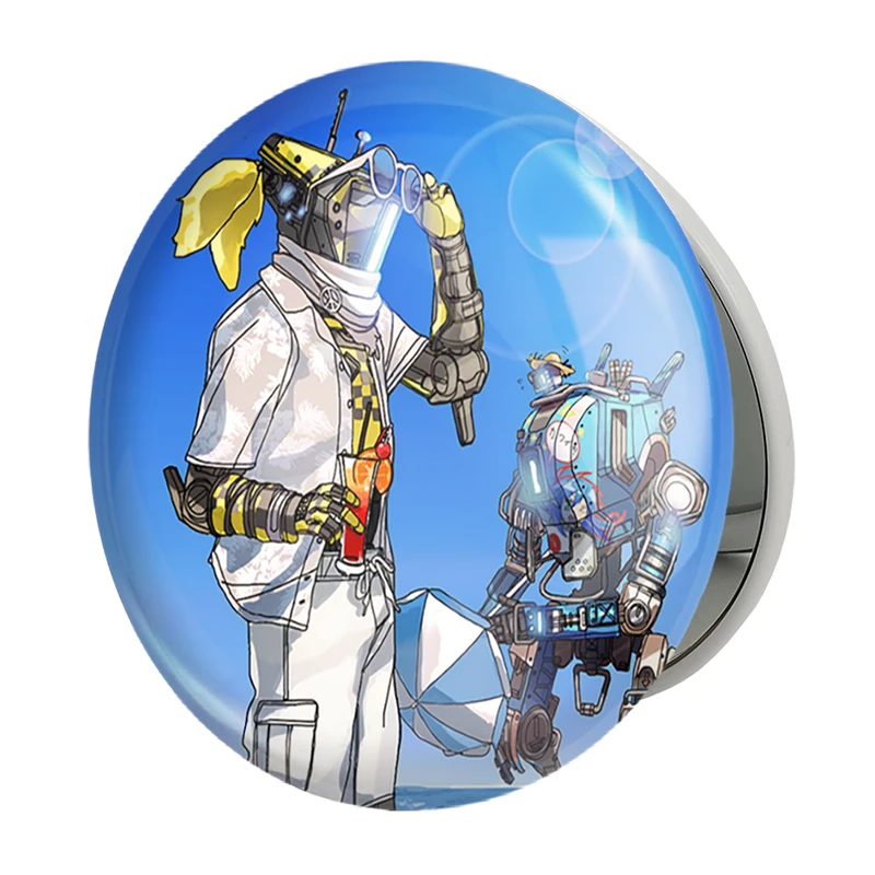 آینه جیبی خندالو طرح بازی تایتان فال (Titanfall) مدل تاشو کد 32623