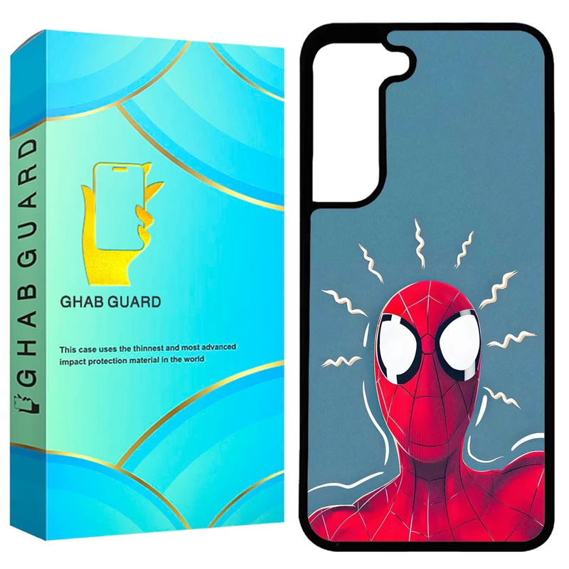کاور قاب گارد طرح اسپایدر من مدل GCHPA21F مناسب برای گوشی موبایل سامسونگ Galaxy S21 FE 5G 