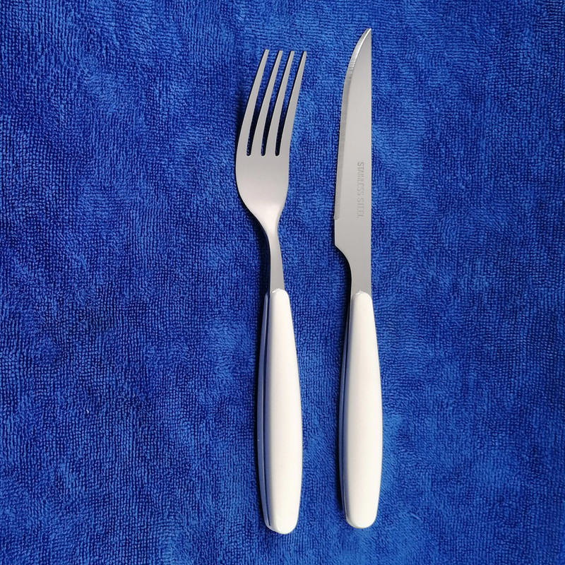 کارد و چنگال میوه خوری 12 پارچه ام جی مدل  VANIA