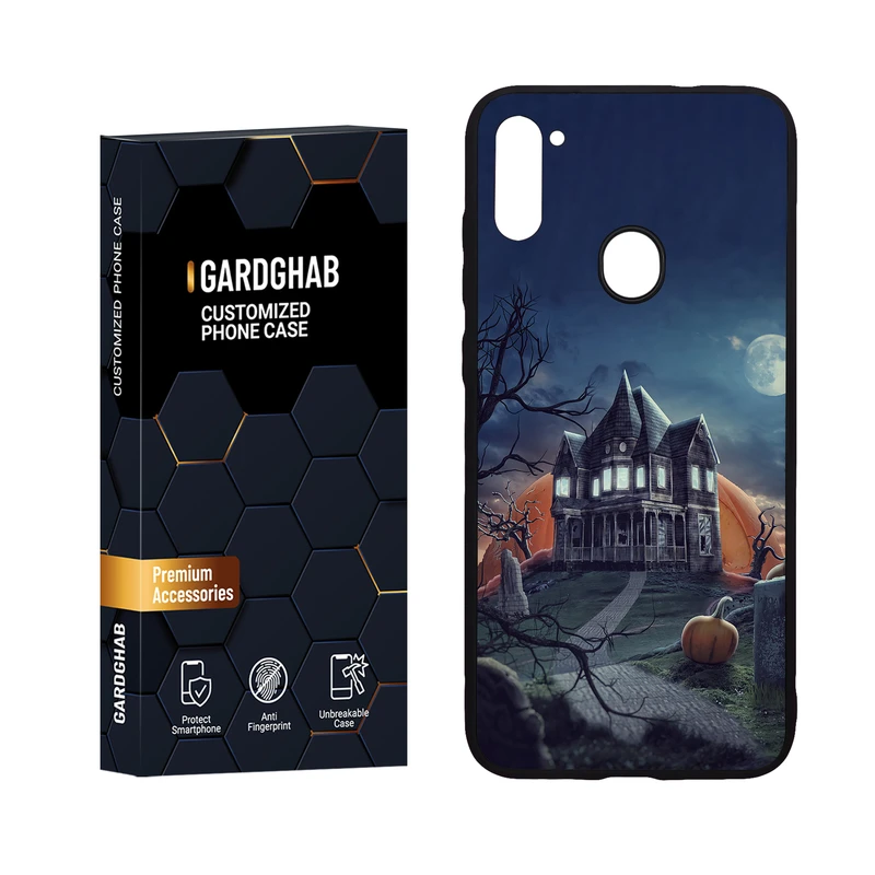  کاور گارد قاب مدل پشت گلس هنری مناسب برای گوشی موبایل سامسونگ Galaxy A11 / M11