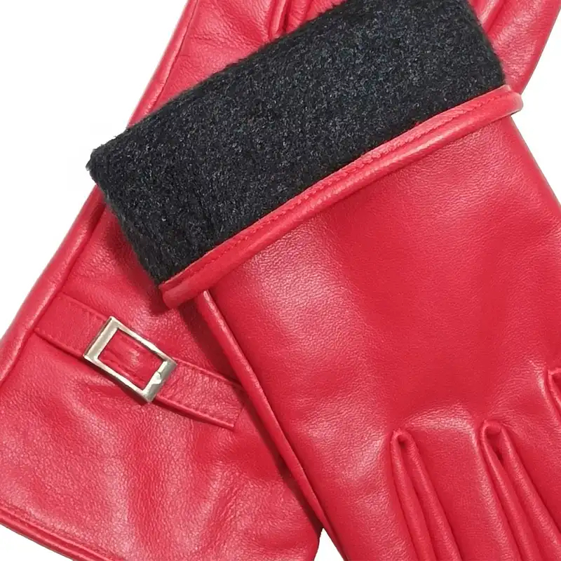 دستکش زنانه مدل چرمی کد mg09