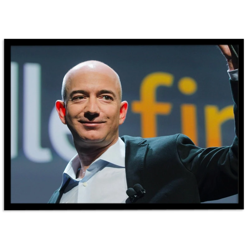 تابلو نوری بکلیت طرح جف بزوس jeff bezos مدل لایت باکس B-s1946