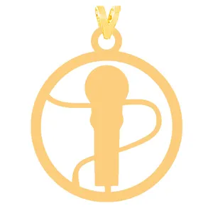 آویز گردنبند طلا 18 عیار زنانه الن نار مدل ELN31668