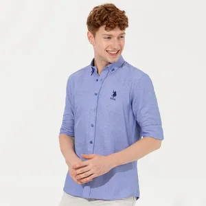 پیراهن آستین بلند مردانه یو اس پولو مدل 50254188-VR045