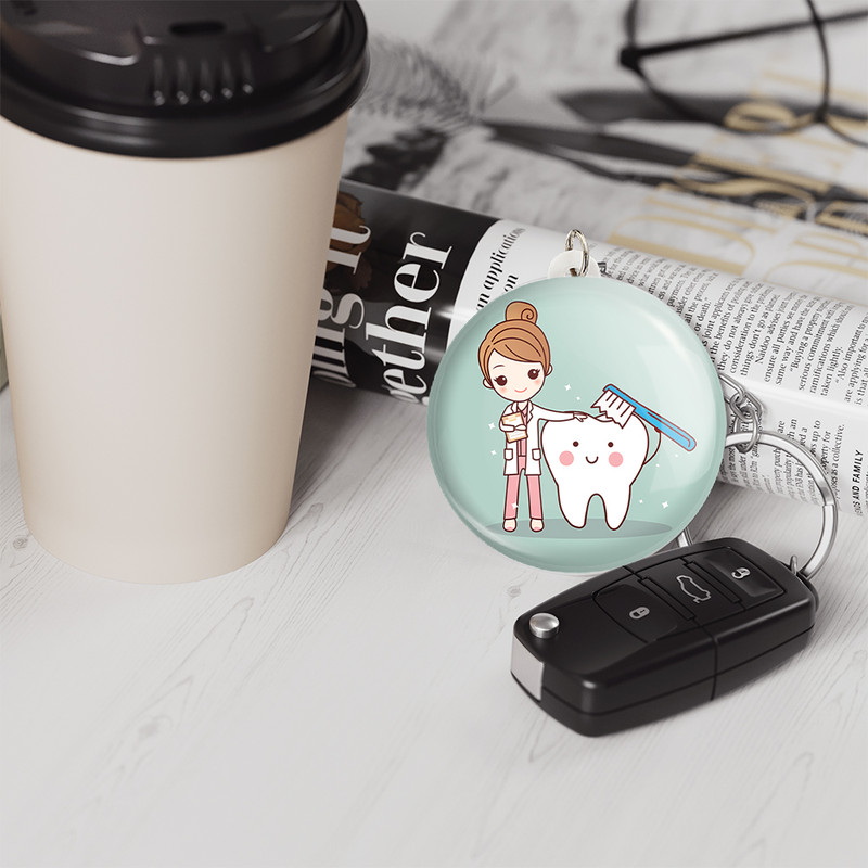 جاکلیدی خندالو مدل دندان و دندان پزشکی کودکانه کد 36694 جاکلیدی خندالو مدل دندان و دندان پزشکی کودکانه کد 36694